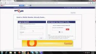 How to create account  way2sms.com free sms