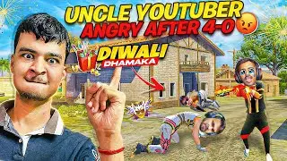 UNCLE YOUTUBER FULLY ANGRY ON HIS TEAMMATES AFTER 4-0 🤯 WATCH IF YOU REALLY WANT TO LAUGH 🤣 FREEFIRE
