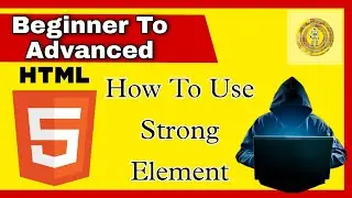 How to Write Storng Text In HTML / Beginners To Advanced Level / HTML #Shorts