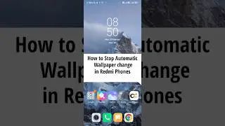 How to Stop Automatic change lock screen wallpaper in Redmi 
