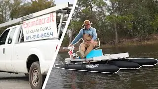 Mini Tritoon Setup, Breakdown, and Tests! | By Expandacraft