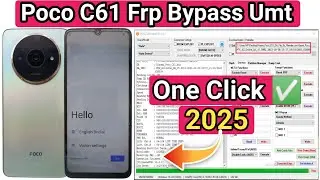Poco C61 frp bypass umt | how to unlock poco c61 umt 2025