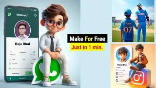 Whatsapp & Instagram and Other ai image make for free | how to make Trending ai image | ai image