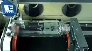 Etching glass bottles on Epilog Fusion-M2