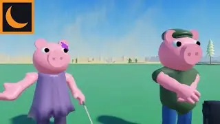 Hit it in the water - Piggy Animation