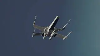 X Wing animation blender
