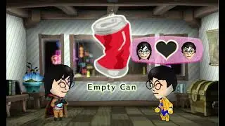 It's just an empty can! How can he like this? (Miitopia 3ds)