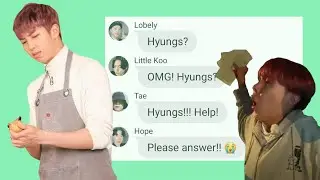 BTS Texts - Namjoon tries to cook