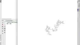 Turtle graphics - RandomWalk Demo (with audio)