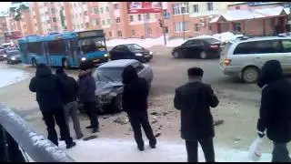 ДТП в Ханты-Мансийске ул Энгельса