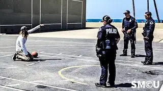 Tension on the Venice Basketball Courts: LAPD Intervenes in Disruptive Behavior
