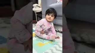 “Anvi's First Attempt at Sitting Up: Adorable Milestone Moment!