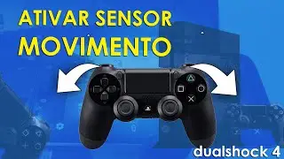 Função de sensor de movimento controle ps4