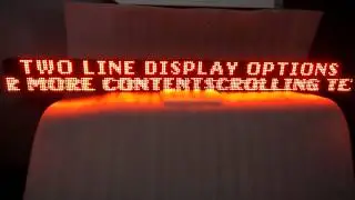 RED COLOR LED SIGN 6 X 63 INCH MESSAGE TEXT IMAGE LOGO OUTDOOR DISPLAY BAORD