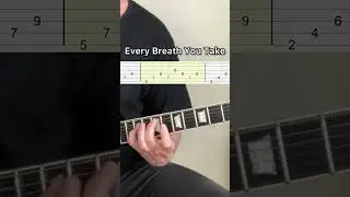 Every Breath You Take Guitar + Tabs 
