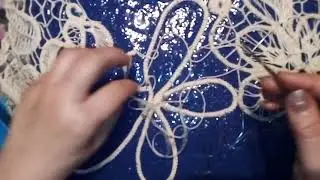 2 parte de Croché Romeno...Fazer disaine e juntar as cordois