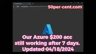 Azure $200 still working after 7 days - Free Trial Account