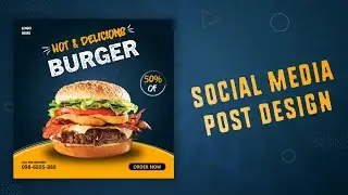 Social Media Post Design  Illustrator Tutorial  Graphic Design Tutorial Illustrator