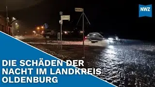 Starkregen und Gewitter über dem Nordwesten: Feuerwehren im Einsatz