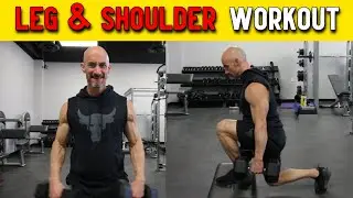 Leg and Shoulder Workout - Jacked After 40 Life Ep 65