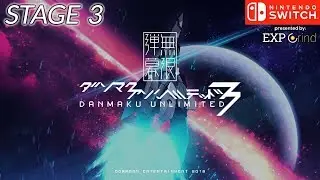 Danmaku Unlimited 3 Stage 3 Sturmvogel GAMEPLAY WALKTHROUGH - Nintendo Switch [SHMUPS]
