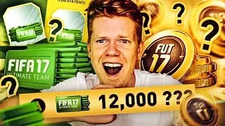 How many coins do you get from 12,000 FIFA POINTS? 3 x WALK OUT PLAYERS! FIFA 17 ULTIMATE TEAM