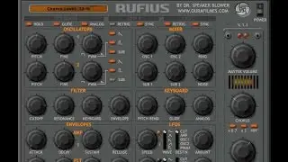 RUFIUS VSTi Demo - FREE VST plugin featuring 2 sub-oscillators