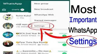 Most Important Settings Of Whatsapp Which Maintain Your Security.