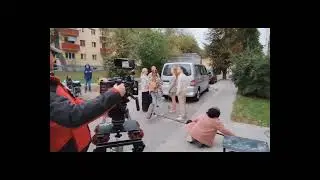 На съёмках нового проекта в октябре...