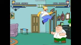 MUGEN Homer Simpson vs Peter Griffin
