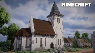 Minecraft: How to build a Medieval Church | Minecraft Tutorial