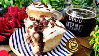 Cinnamon Roll Or Bun Or Swirl Homemade Easy Recipe With Buttercream And Chocolate Frosting#delicious