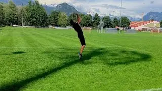 BACKFLIP SUR UN TERRAIN DE FOOT