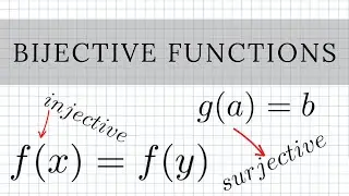 Bijective Functions | Lecture 4 Question 2 | MathsForUni
