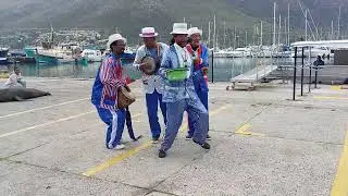 Kaapse Klopse Coon players at Hout Bay Western Cape Cape Town