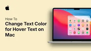 How to Change Text Color for Hover Text on Mac
