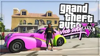 GTA: Vice City 2020 Remastered Gameplay! 1080p 60fps Next-Gen [GTA 5 PC Mod]