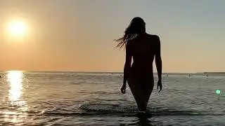 Morning exercises, morning swimming, morning mood