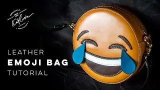 Make Leather Emoji Bag - Pattern and Tutorial by Karlova Design