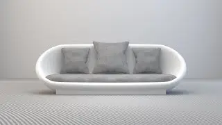 Create Modern Couch (Sofa) in Blender (no Voice)