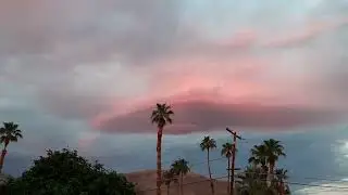 Sunrise and monsoon couds