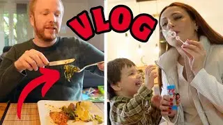 لهالسبب طلعنا ليام من الحضانة🥺| اليكس انبهر بالطبخات😱 روتين 48ساعة|فلوق💫هدايا| نشاطات  للاطفال ✌🏻💚