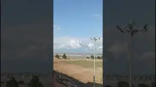 92nd #Airforce day #Airshow Practice is full on over Sangam Prayagraj. #Prayagraj is highly exciting
