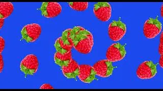 motion Strawberry-fruit green screen Strawberry fruit &  fruits ANIMATION Background