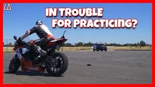 Arrested for getting my knee down? No, JK... I can't get my knee down...LOL