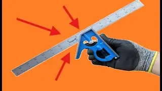 Empire 16-inch combination square /Carpenters square Unboxing and testing/ stainless steel /ASMR