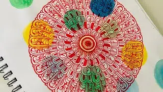 Mandala art for beginners.❣️