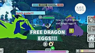 ALL GRASSLAND AND JUNGLE EGGS LOCATIONS!!! (Quick guide!!!)