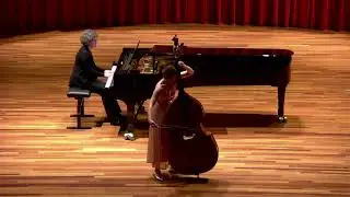 Bottesini: Elegy No. 1 (CSU Bass Day) - Mikyung Sung double bass, Susan Hoskins piano