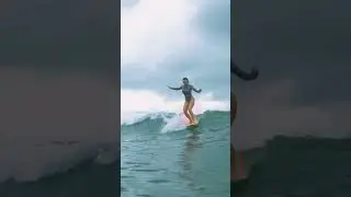 Прекрасная утренняя кута 😍 серфинг на бали вместе с Катей Шака ❤️‍🔥